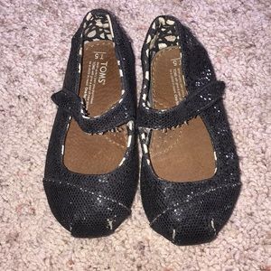 sparkle black toms